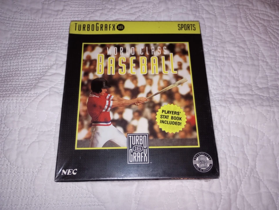 World Class Baseball New Sealed for TurboGrafx-16 NTSC USA - Image 1 of 4