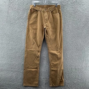 Polo Ralph Lauren Pants Jeans Mens 32 X 34 Brown Lightweight Five Pocket - Picture 1 of 10
