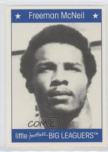 1990 Little Football Big Leaguers Book Cards Freeman McNeil