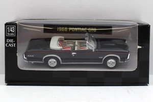 New-Ray 1966 Pontiac GTO Convertible Black, 1:43rd Diecast New in Package 2000 - Picture 1 of 4