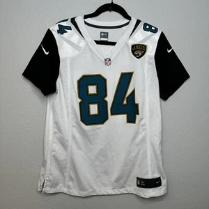 Womens Nike NFL Jacksonville Jaguars Cecil Shorts III #84 Jersey Large White - Picture 1 of 4