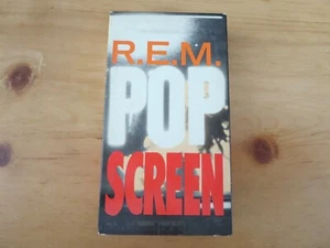 R.E.M. REM Pop Screen VHS Tape Original Box Excellent Condition 85 Minutes - Picture 1 of 4
