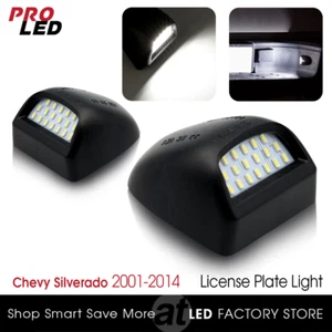 Para Silverado Sierra 2000-2014 Etiqueta LED Matrícula Bombillas Blanco Brillante - Imagen 1 de 7