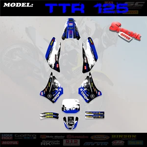 Graphics Kits Decals 4 YAMAHA TTR 125 TTR125 2000-2007 06 05 Stickers PaintStain - Picture 1 of 1