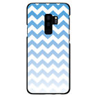 Hard Case Cover For Samsung Galaxy S White Blue Fade Chevron Stripes