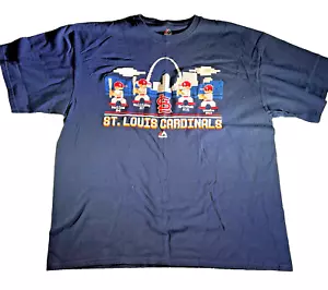 2016 MAJESTIC ST LOUIS CARDINALS MOLINA HOLLIDAY GRICHUK WACHA 8-BIT 2XL SHIRT - Picture 1 of 8
