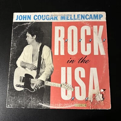 John Cougar Mellencamp - R.O.C.K. In the U.S.A. 12" Vinyl - Tested and plays EX Foto 1 de 4