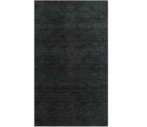Charcoal Solid Design Hand-Loomed 3X5 Gabbeh Wool Rug Oriental Carpet - Picture 1 of 11