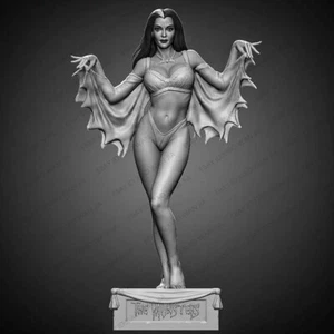 Kit Modelo Figura Resina Sexy Mujer Lily Munster 1/24 Sin Pintar Sin Montar - Imagen 1 de 5