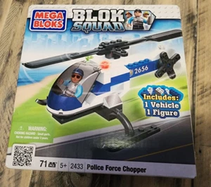 Mega Blocks Block Squad Police Force Chopper 5 years+ Brand New in BOX Sealed! - Picture 1 of 4