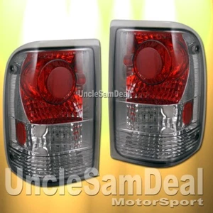 FORD RANGER ALTEZZA SMOKE LENS CHROME TAIL LIGHTS PAIR DIRECT FIT - Picture 1 of 2