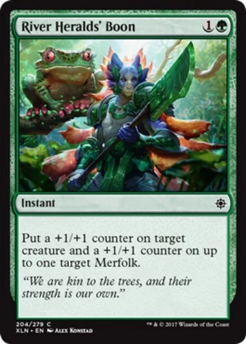 River Heralds' Boon ~ Damaged Ixalan MTG Magic UltimateMTG Green Card - Image 1 of 1