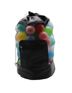 Large Drawstring Beach Toys Mesh Bag Swim Pool Toys Backback for Boys Girls - Picture 1 of 6