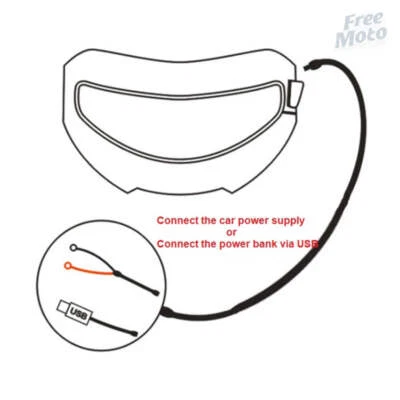 EXPROTAS WINTER Motorrad Elektro Heizfolie Antibeschlag Visier für Helmheizung Ultra