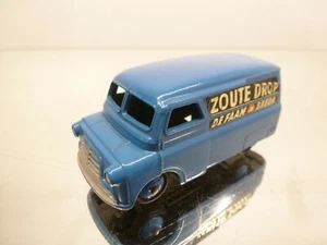 DINKY TOYS 481 BEDFORD VAN - ZOUTE DROP DE FAAM WERBE - BLUE 1:43 - GOOD - 88 - Picture 1 of 9