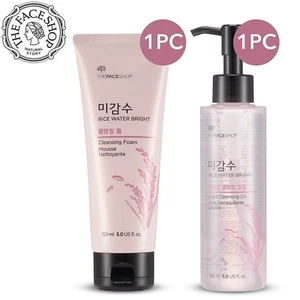 The Face Shop Rice Water Bright Cleansing Foam + Oil Set - Picture 1 of 3