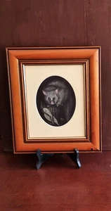 Vintage Framed Ltd Ed. Print Brushtail Possum by OZ Artist Anica Amphlett - Picture 1 of 7