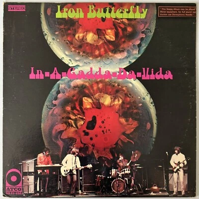Iron Butterfly In-A-Gadda-Da-Vida LP Album Record SD 33 250 ATCO Canadian Press - Image 1 of 4