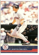 DARREN LEWIS RETAIL LTD HOLO FOIL SERIAL #/85 2001 PACIFIC 67 BOSTON RED SOX SP