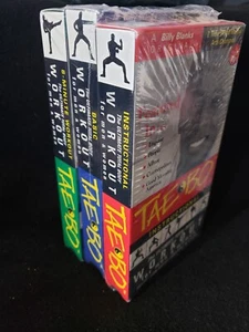 Tae Bo Billy Blanks Set 3 VHS Tapes Basic, Instructional, 8 Minute Workout - Picture 1 of 1