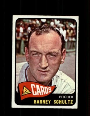 1965 BARNEY SCHULTZ OPC #28 O-PEE-CHEE CARDINALS *R3690 - Image 1 of 2