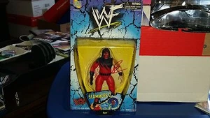 WWF WWE Slammers 2 Kane Action Figure NEW AUTOGRAPHED SIGNED BIG RED MACHINE - Picture 1 of 3