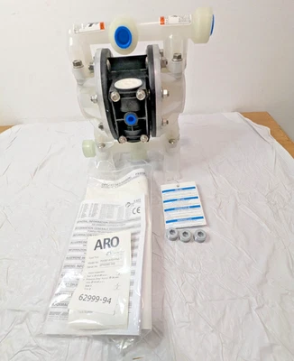 ARO/Ingersoll-Rand Air 1/2" Diaphragm Pump Polypropylene Housing PD05P-ARS-PAA-B - Image 1 of 4