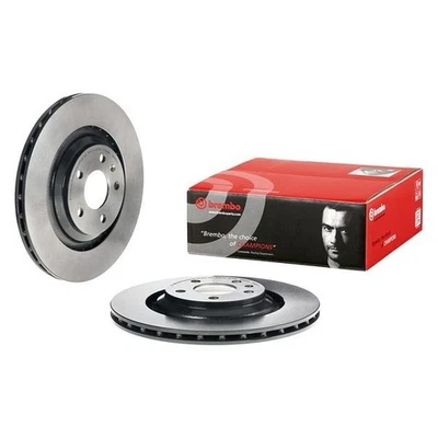 For Audi S6 07-11 Brembo UV Coated Series Plain Vented Rear Brake Rotor - Изображение 1 из 4