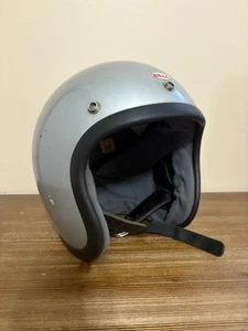 Vintage Bell SUPER MAGNUM 1970 Helmet Size 7½ Silver - Picture 1 of 17