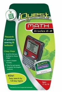 Iquest Cartridge: 6th-8th Grade Math With One Cartridge For Leap Frog - Picture 1 of 3