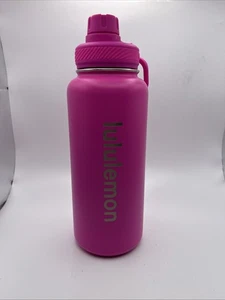 Botella de agua deportiva Lululemon Back To Life rosa 32 OZ - Imagen 1 de 9