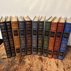 Easton Press 11 Vol Set GREATEST SHORT STORIES Tolstoy, Twain, Kafka... - Picture 1 of 7