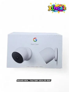Google Nest Cam Batería Interior y Exterior Seguridad Hogar Inteligente Paquete de 2 ¡NUEVO! Precintado - Imagen 1 de 13