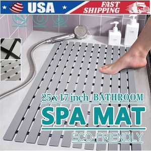 26x17inch Bathroom Anti Slip Shower Mat Bathtub Shower For Spa Floor Safety Mat - Picture 1 of 13