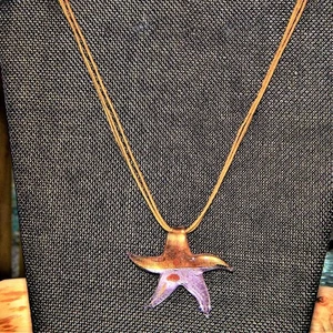 3 Captivating Glass Star-Fish Necklace  - Picture 1 of 6