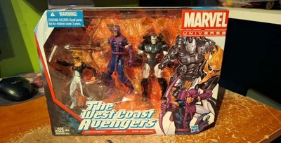 Marvel Universe West Coast Avengers 3.75" Figura Paquete de 3 Hawkeye Mockingbird War Foto 1 de 4