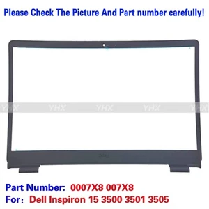 New For Dell Inspiron 15 3500 3501 3505 LCD Bezel Cover Front Frame 0007X8 007X8 - Picture 1 of 3
