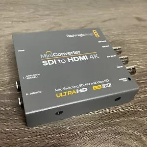 Blackmagic Design SDI to HDMI 4K Mini Converter w/ Power Supply - FREE SHIPPING! - Picture 1 of 10