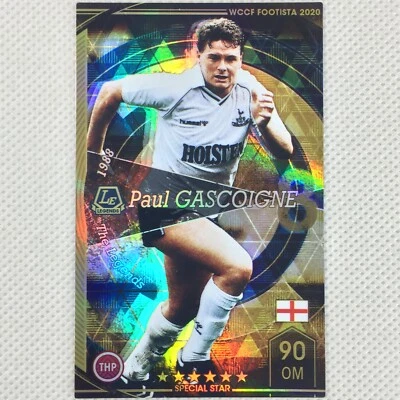 Panini WCCF FOOTISTA 2020 Paul Gascoigne Tottenham F20-4 LE England Japan - Image 1 of 4