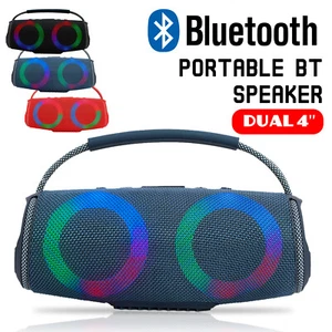 Altavoz Bluetooth Portátil Inalámbrico Boombox Aux Sistema Estéreo Recargable - Imagen 1 de 14