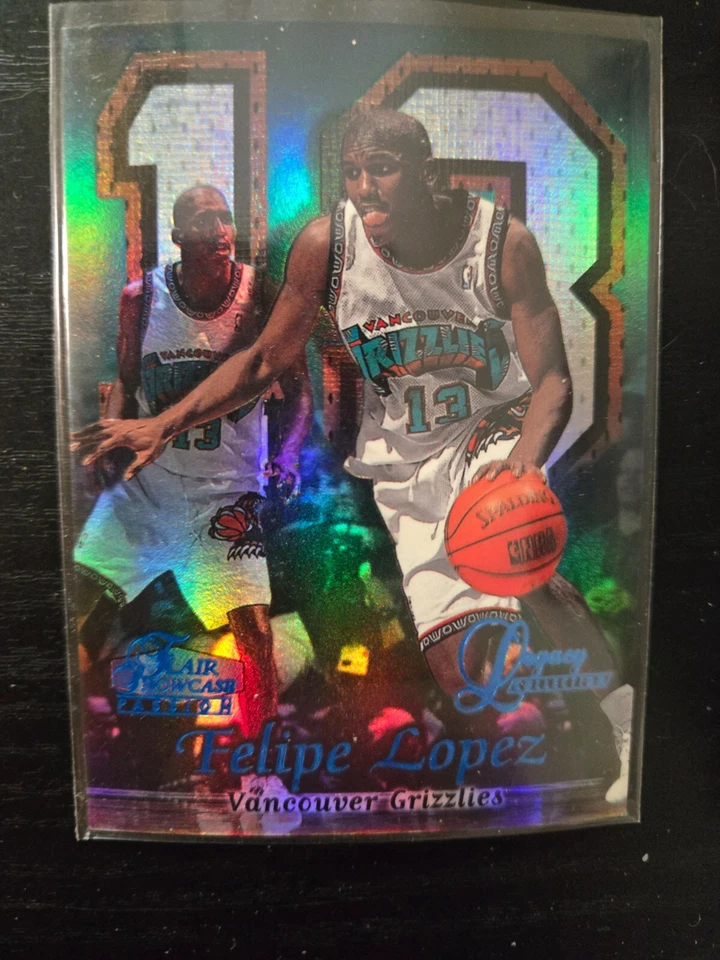 FELIPE LOPEZ GRIZZLIES 1998-99 FLAIR LEGACY COLLECTION #65 ROW 2 #D /99 RARE SP - Image 1 of 2
