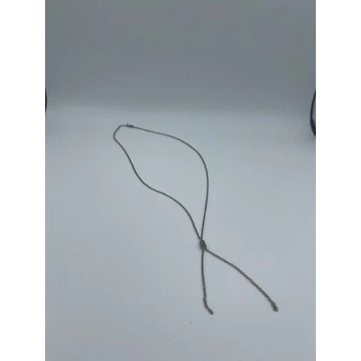 Collar Lariat en tono cobre 28 pulgadas con gota de 3,5 pulgadas Foto 1 de 4