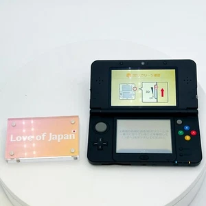 New Nintendo 3DS Black Console Japanese ver Good Condition Working Tested - Picture 1 of 23