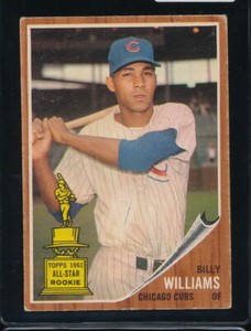 1962 Topps Billy Williams #288 - Cubs - Ex- (pen) - B158