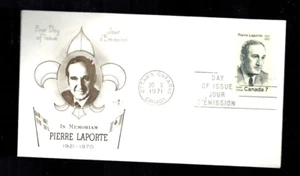 FDC-1872**Canada 1971 FDC* 7c Pierre LaPorte** Cachet - Picture 1 of 2