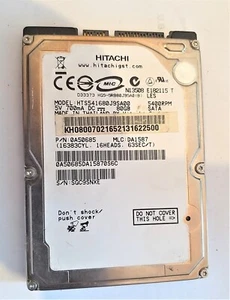 Disk Hard Internal 2.5 " Laptop Hitachi 80 GB - Picture 1 of 3