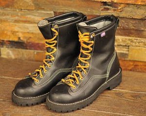 Danner 11500 Men's Super Rain Forest Black Waterproof Outdoor Work Boots Size 7 - Picture 1 of 16