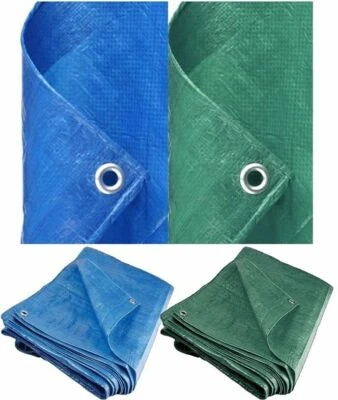 Heavy Duty Waterproof Tarpaulin Tarp Lightweight Camping Tent Ground Cover Sheet
