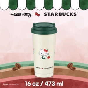 [NEW] LTD STARBUCKS HELLO KITTY ELMA TUMBLER GRANDE 16OZ 473ML KOREA MD 2025 - Picture 1 of 6