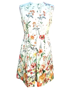 Zara Floral Summer Dress Size Large Ref 2717/786/251 - Picture 1 of 5